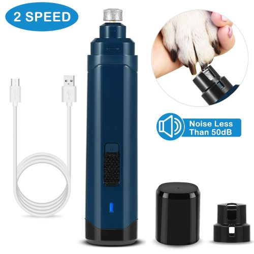 Dog Nail Grinder 2 Speeds Quiet USB Rechargeable Pet Nail Grinder Professional Pet Nail Trimmer Cordless Paws Grooming Dog Nail Grinder 2 Speeds Quiet USB Rechargeable Pet Nail Grinder Professional Pet Nail Trimmer Cordless Paws Grooming