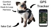 Portable Realtime Tracking Dog Collar GPS GSM Waterproof Mini Tracker Size:L
