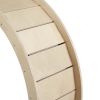 Cat Exercise Wheel - Indoor Cat Treadmill with Carpeted Running Track, Safety Cat Treadmill with Latch, Weighted Wheel for Cats
