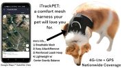 Portable Realtime Tracking Dog Collar GPS GSM Waterproof Mini Tracker Size:L
